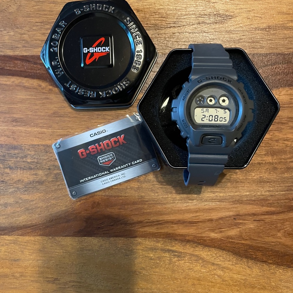 Casio G-Shock Charcoal Digital Smartwatch